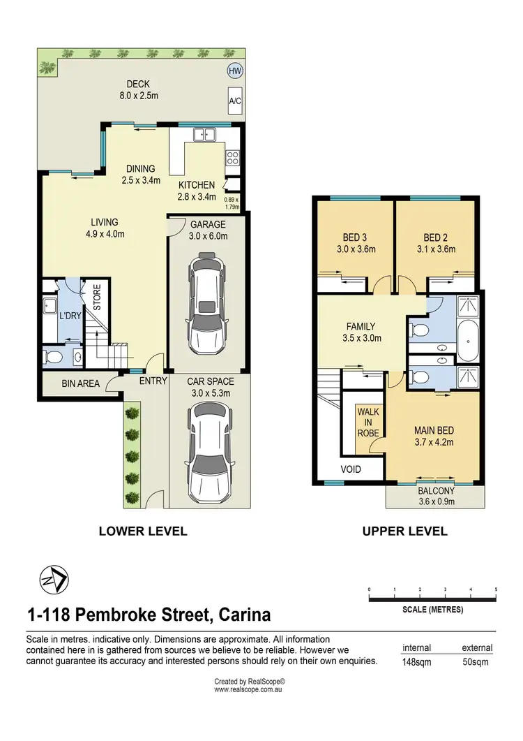 Floorplan of Homely townhouse listing, 1/118 Pembroke Street, Carina QLD 4152