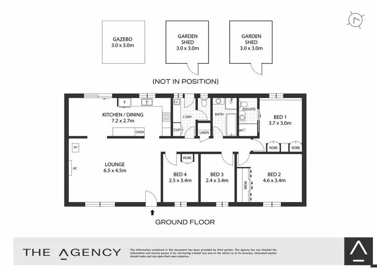 Floorplan of Homely house listing, 15 Hakea Road, Huntly VIC 3551