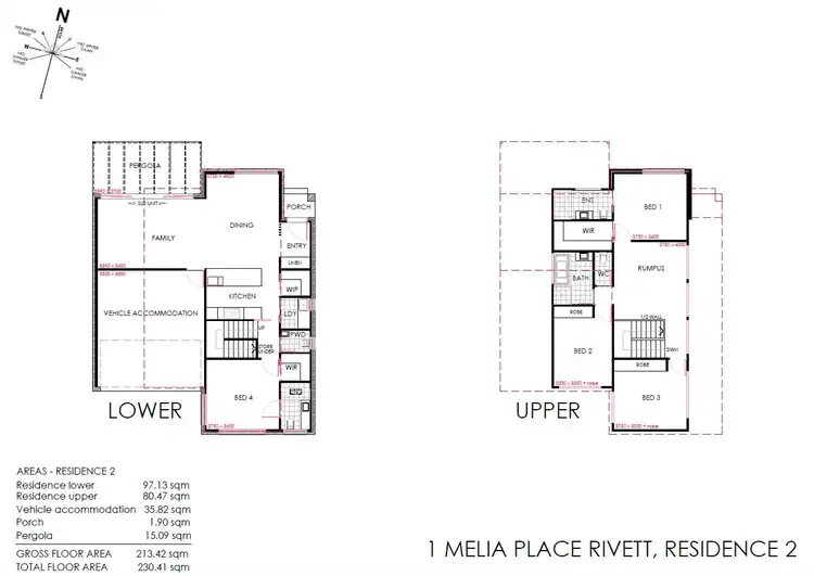 Floorplan of Homely townhouse listing, 2/1 Melia Place, Rivett ACT 2611
