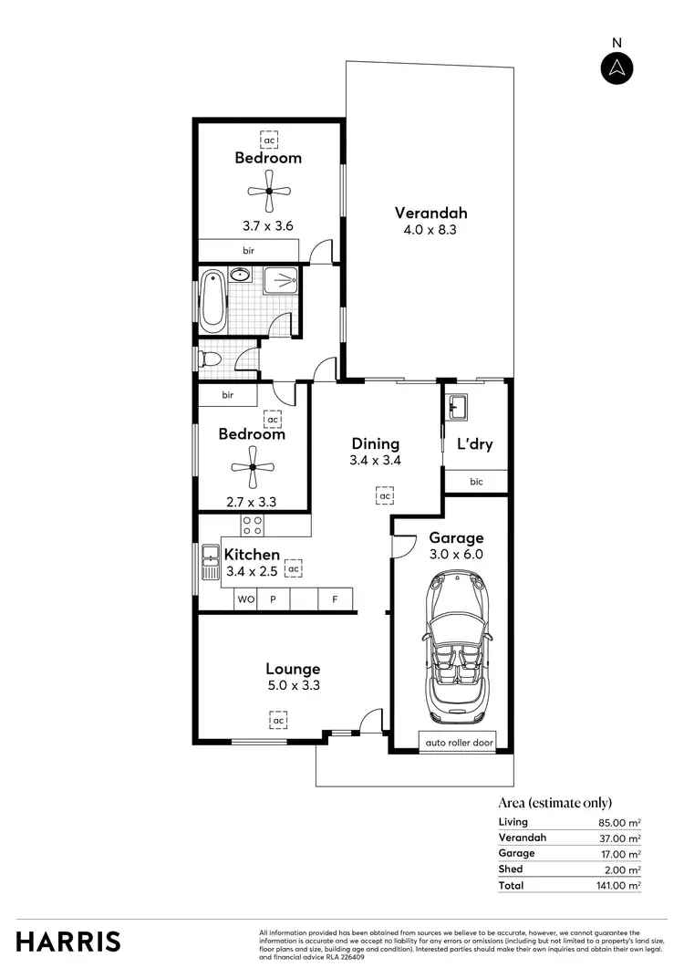 Floorplan of Homely unit listing, 5/6 Tench Court, Golden Grove SA 5125