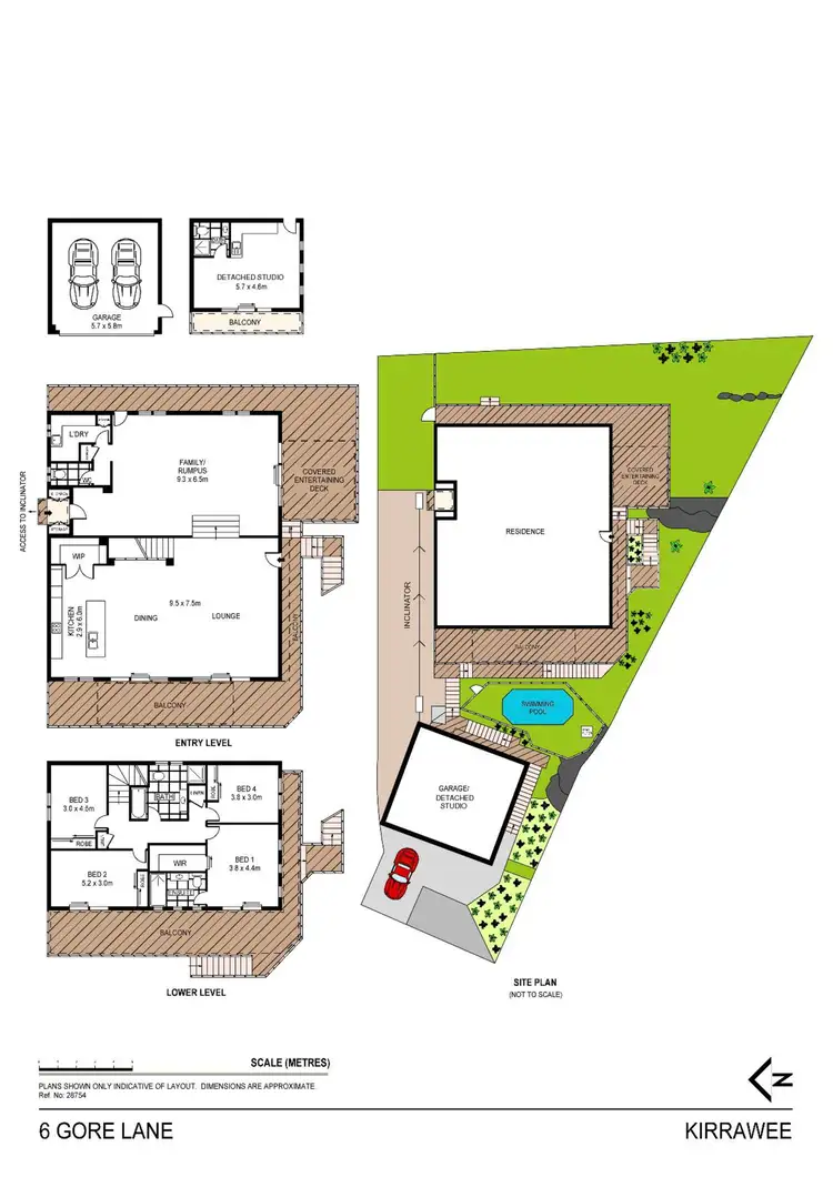 Floorplan of Homely house listing, 6 Gore Lane, Kirrawee NSW 2232