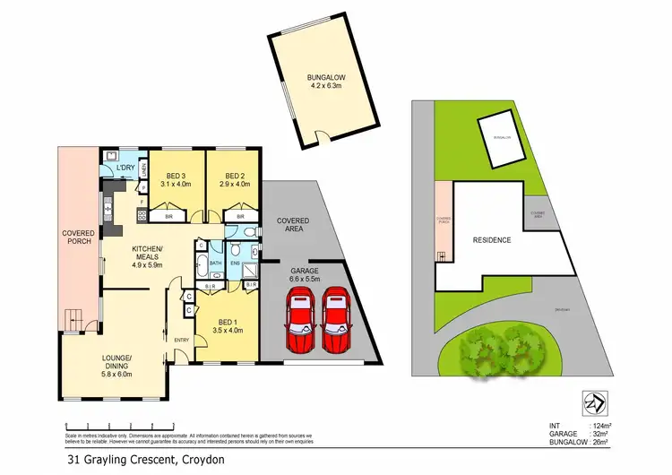 Floorplan of Homely house listing, 31 Grayling Crescent, Croydon VIC 3136