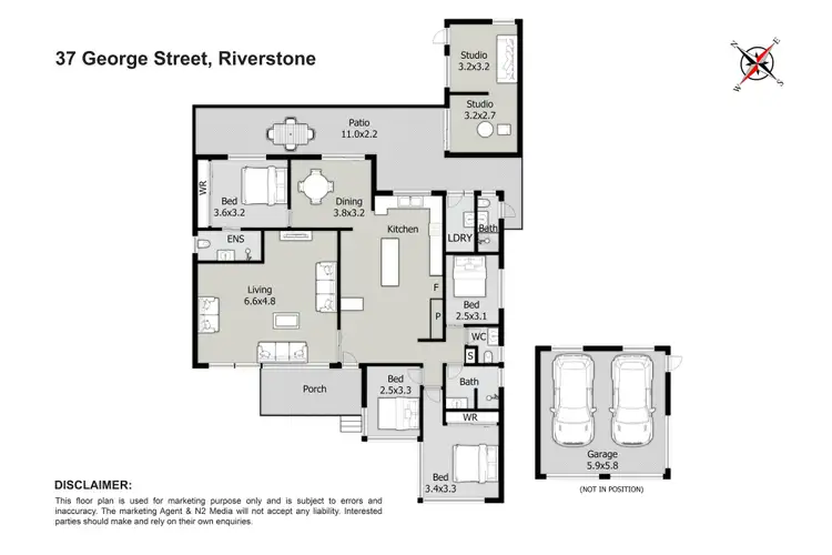Floorplan of Homely house listing, 37 George Street, Riverstone NSW 2765