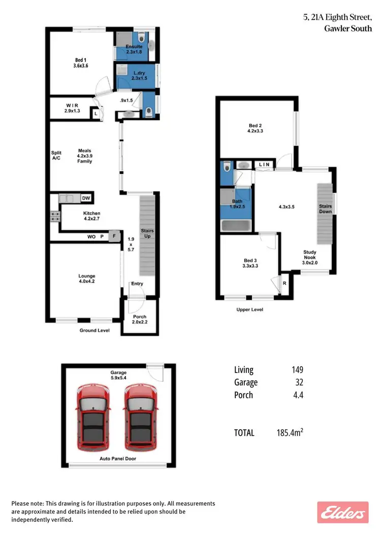 Floorplan of Homely house listing, 5/21A Eighth Street, Gawler South SA 5118