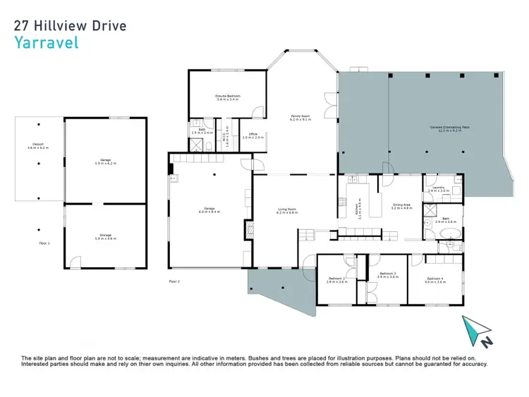 Floorplan of Homely house listing, 27 Hillview Drive, Yarravel NSW 2440