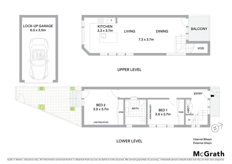 Floorplan of Homely townhouse listing, 1A/56 McKillop Street, Geelong VIC 3220