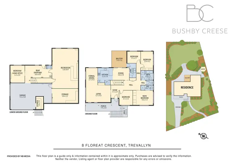 Floorplan of Homely house listing, 8 Floreat Crescent, Trevallyn TAS 7250