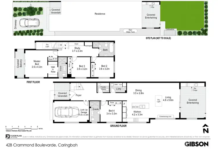 Floorplan of Homely semi-detached listing, 42B Crammond Boulevarde, Caringbah NSW 2229