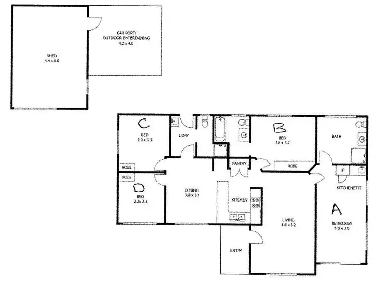 Floorplan of Homely house listing, ROOM D/26 Smart Drive, Darling Heights QLD 4350