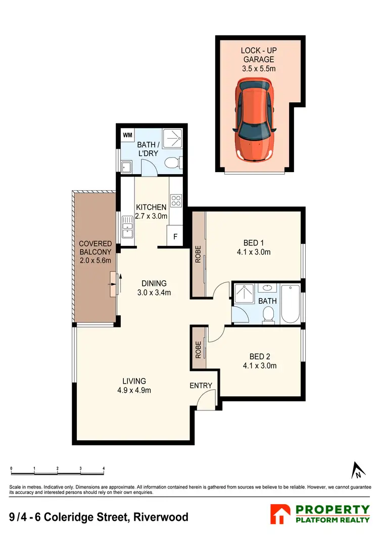 Floorplan of Homely retirement listing, Level 3/9/4-6 Coleridge Street, Riverwood NSW 2210