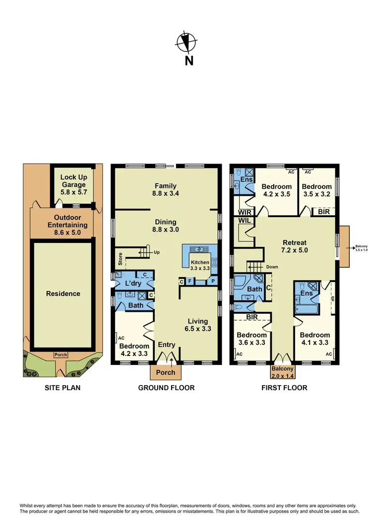 Floorplan of Homely house listing, 13 St Andrews Drive, Sunshine North VIC 3020