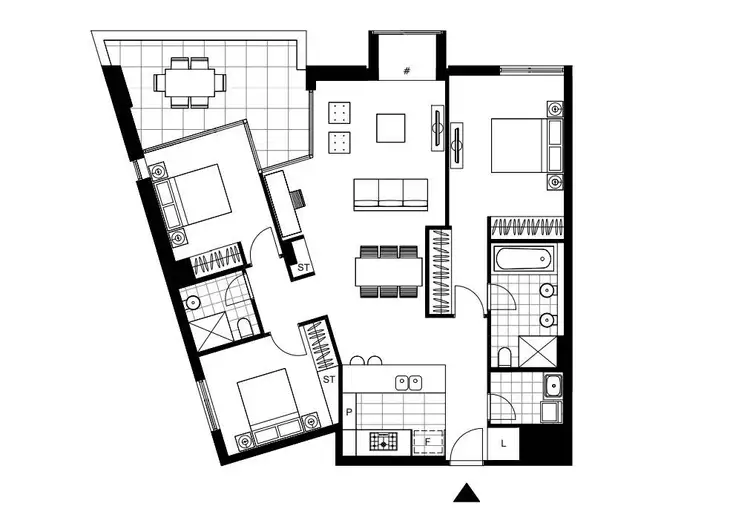 Floorplan of Homely apartment listing, 211/1 Cullen Close, Glebe NSW 2037