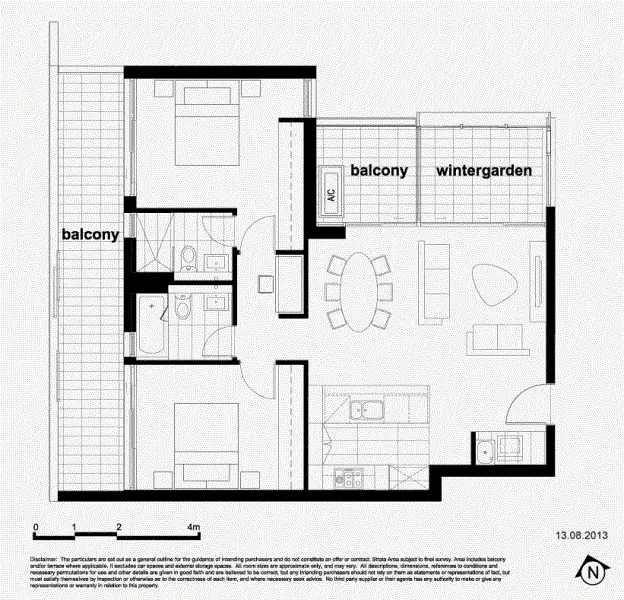 Floorplan of Homely apartment listing, 1202/42 Walker Street, Rhodes NSW 2138