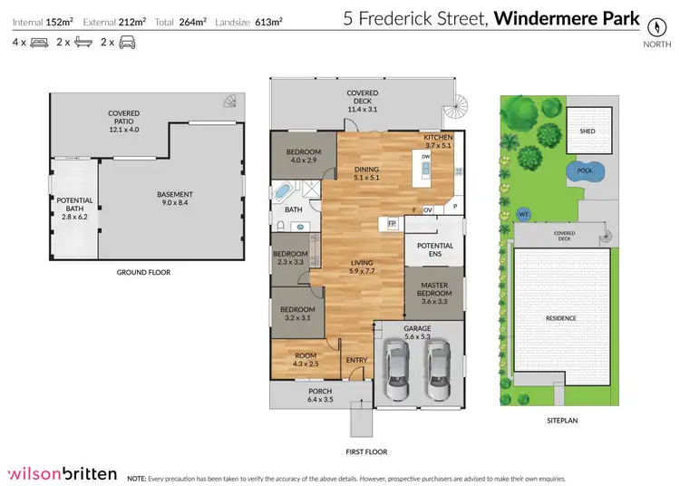 Floorplan of Homely house listing, 5 Frederick Street, Windermere Park NSW 2264