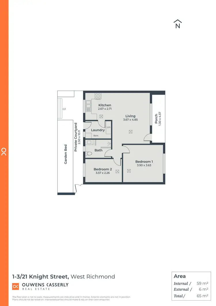 Floorplan of Homely block of units listing, 1-3/21 Knight Street, West Richmond SA 5033