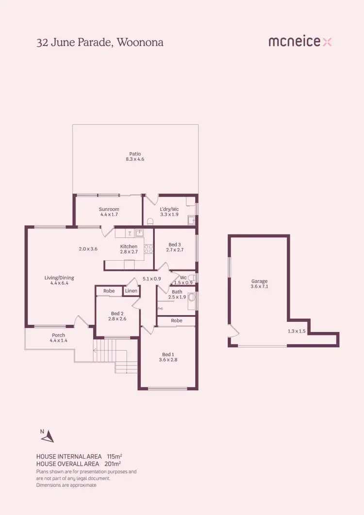 Floorplan of Homely house listing, 32 June Parade, Woonona NSW 2517