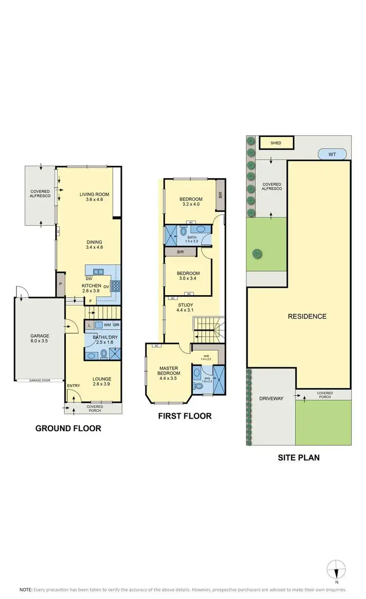 Floorplan of Homely townhouse listing, 18a Loch Crescent, Strathmore VIC 3041