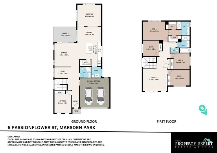 Floorplan of Homely house listing, 6 Passionflower Street, Marsden Park NSW 2765