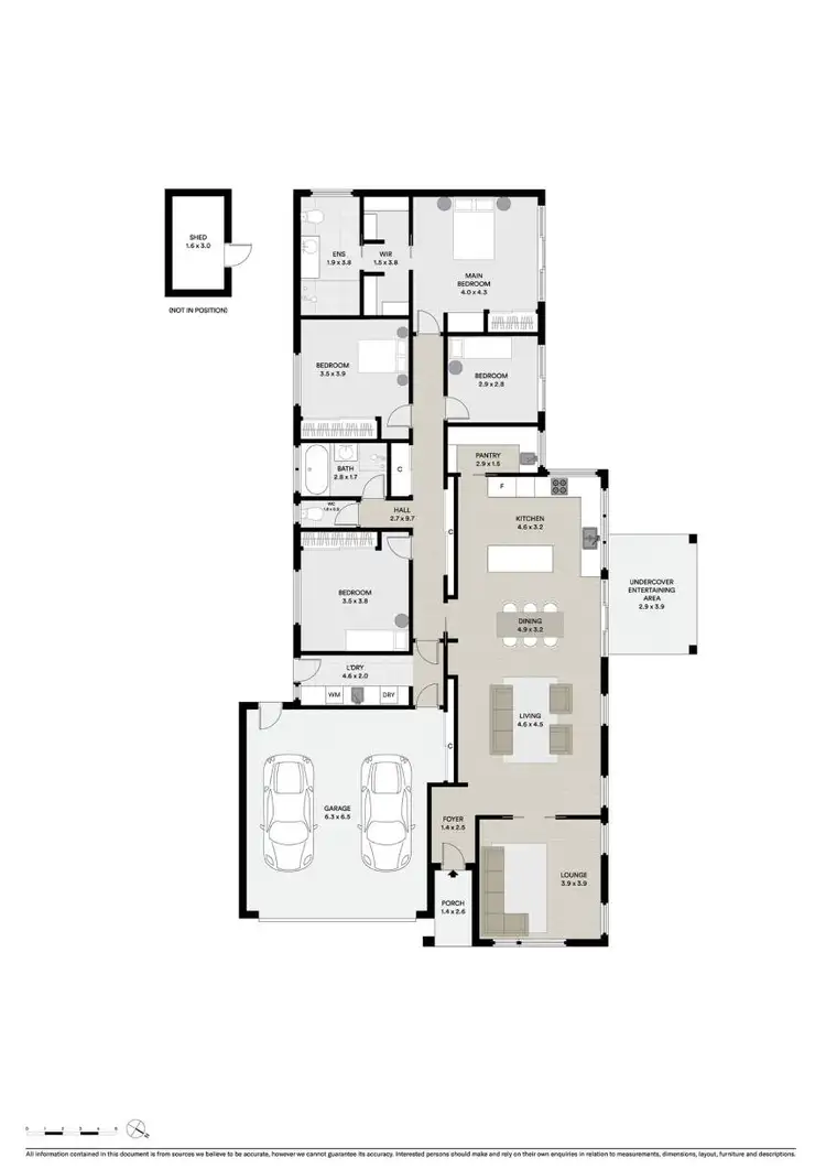 Floorplan of Homely house listing, 6 Forth Court, Youngtown TAS 7249