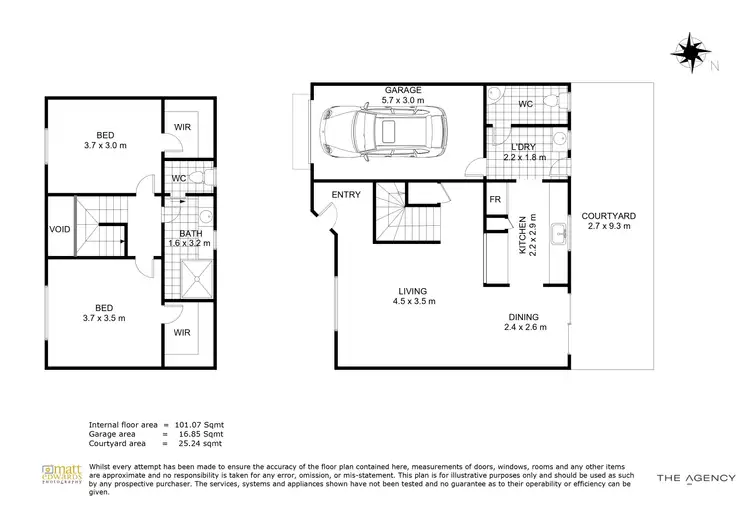 Floorplan of Homely townhouse listing, 2/81 North Street, Harlaxton QLD 4350