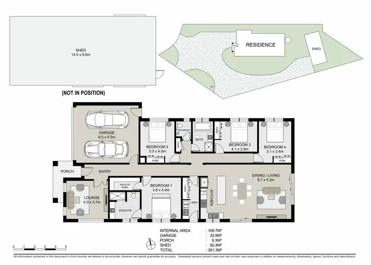 Floorplan of Homely house listing, 6 Verdant Court, Kangaroo Flat VIC 3555