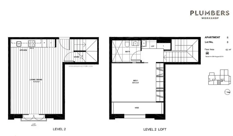Floorplan of Homely apartment listing, 8/15 Woodlands Avenue, Breakfast Point NSW 2137