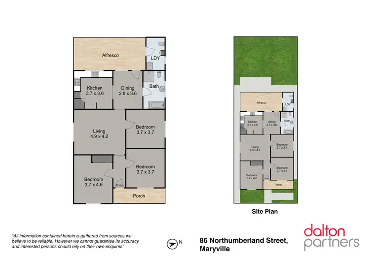 Floorplan of Homely house listing, 86 Northumberland Street, Maryville NSW 2293