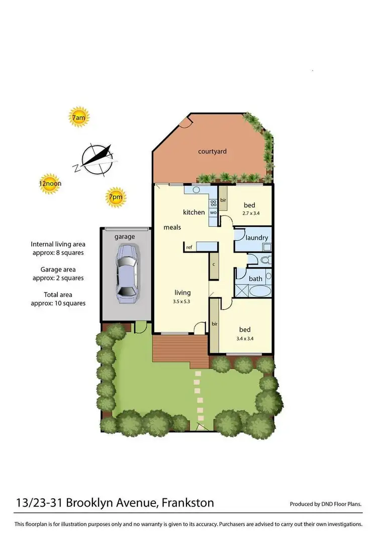 Floorplan of Homely unit listing, 13/23-31 Brooklyn Avenue, Frankston VIC 3199