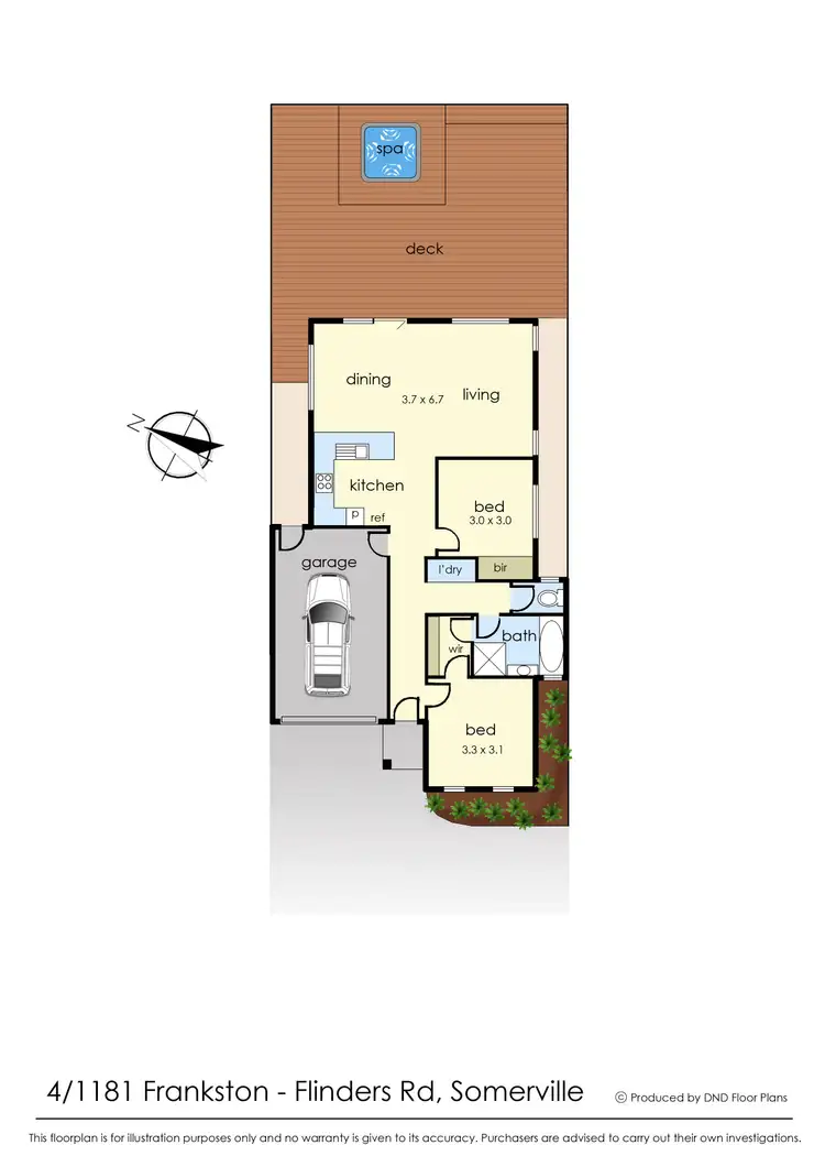 Floorplan of Homely unit listing, 4/1181 Frankston-Flinders Road, Somerville VIC 3912