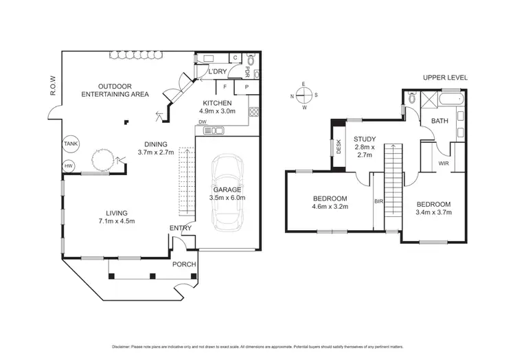 Floorplan of Homely townhouse listing, 1B Blair Street, Coburg VIC 3058