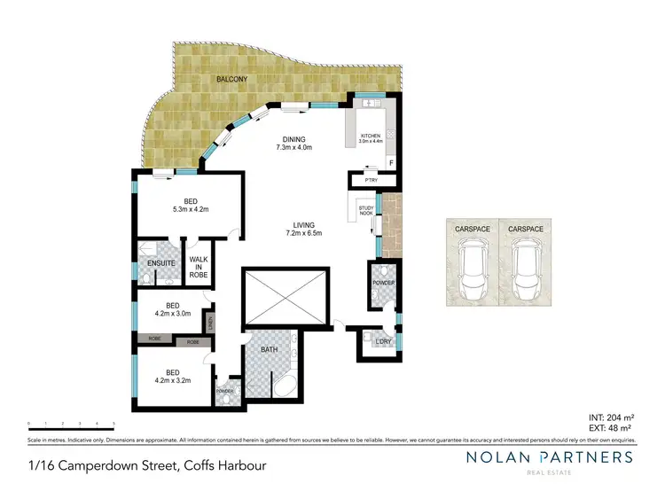 Floorplan of Homely apartment listing, 1/16 Camperdown Street, Coffs Harbour NSW 2450