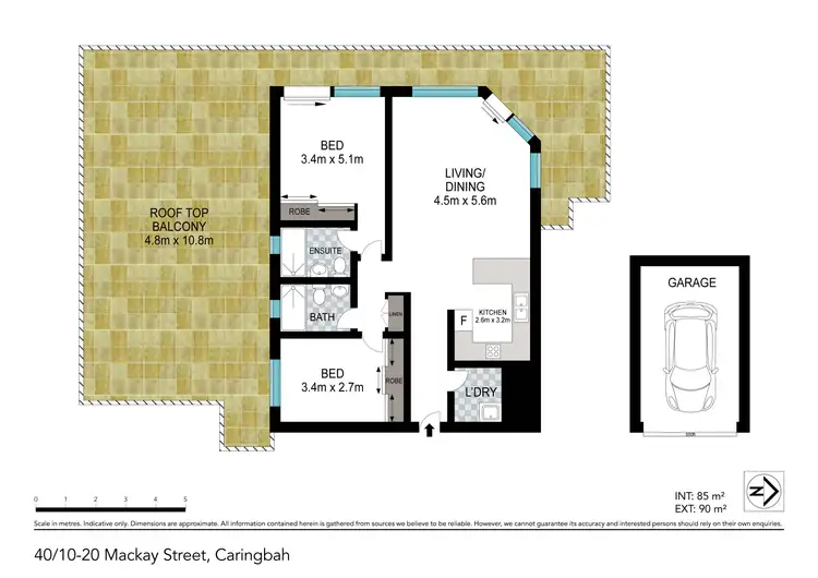 Floorplan of Homely apartment listing, 40/10-20 MacKay Street, Caringbah NSW 2229