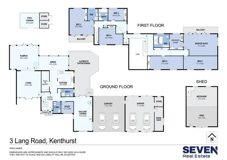 Floorplan of Homely house listing, 3 Lang Road, Kenthurst NSW 2156