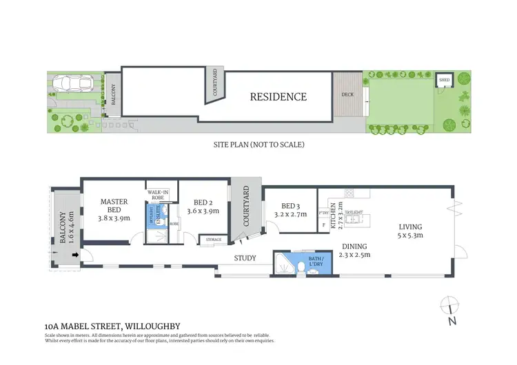 Floorplan of Homely house listing, 10A Mabel Street, Willoughby NSW 2068