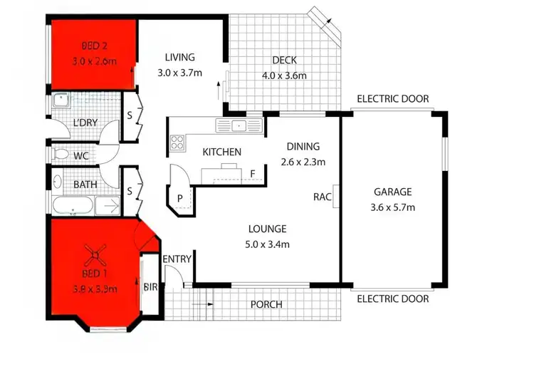 Floorplan of Homely retirement listing, 45 Rosetta/1-27 Maude Street, Encounter Bay SA 5211