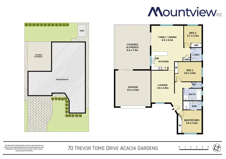 Floorplan of Homely house listing, 70 Trevor Toms Drive, Acacia Gardens NSW 2763