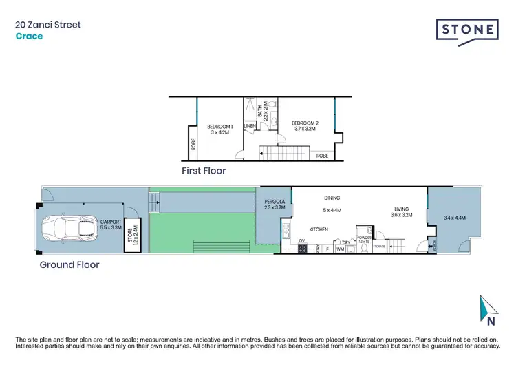 Floorplan of Homely house listing, 20 Zanci Street, Crace ACT 2911