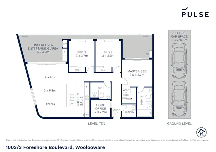 Floorplan of Homely apartment listing, 1003/3 Foreshore Boulevard, Woolooware NSW 2230