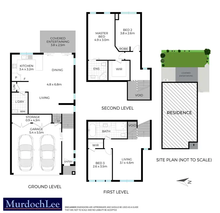 Floorplan of Homely townhouse listing, 8/52-54 Dobson Crescent, Baulkham Hills NSW 2153