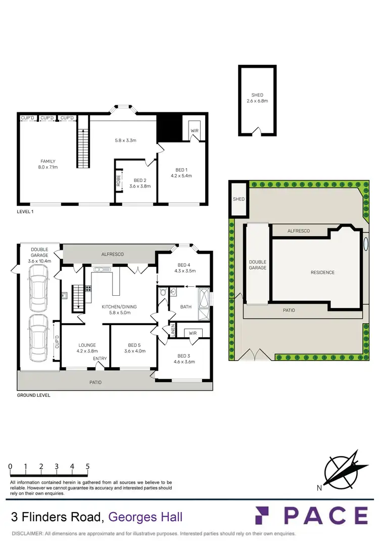 Floorplan of Homely house listing, 3 Flinders Road, Georges Hall NSW 2198