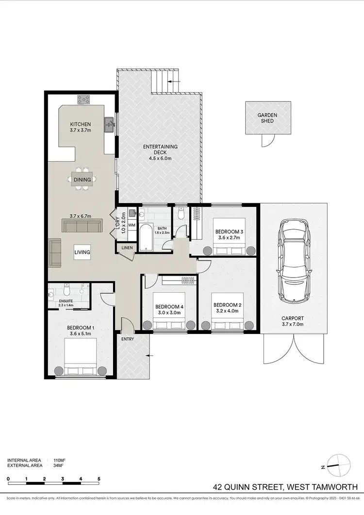 Floorplan of Homely house listing, 42 Quinn Street, Tamworth NSW 2340