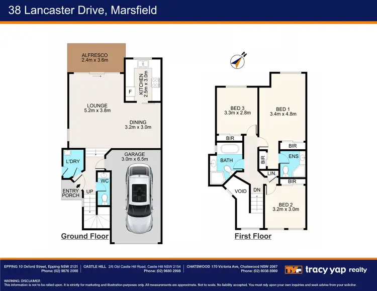 Floorplan of Homely house listing, 38 Lancaster Drive, Marsfield NSW 2122