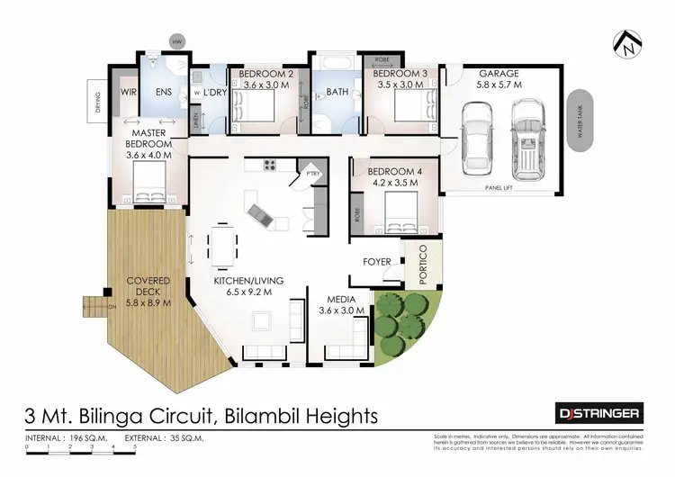 Floorplan of Homely house listing, 3 Mount Bilinga Circuit, Bilambil Heights NSW 2486