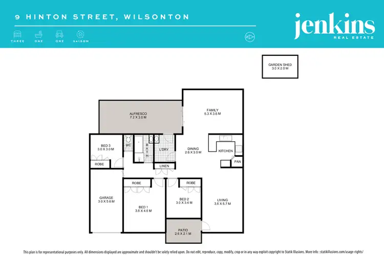 Floorplan of Homely house listing, 9 Hinton Street, Wilsonton QLD 4350