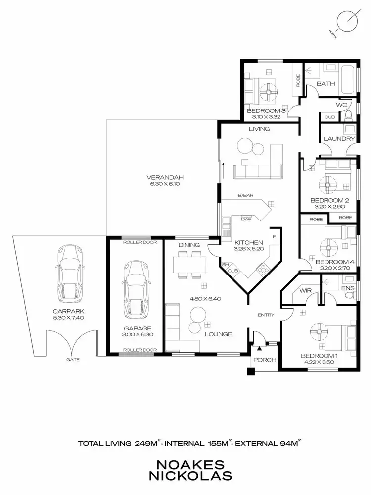 Floorplan of Homely house listing, 23 Blight Crescent, Hillbank SA 5112