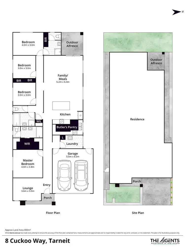 Floorplan of Homely house listing, 8 Cuckoo Way, Tarneit VIC 3029