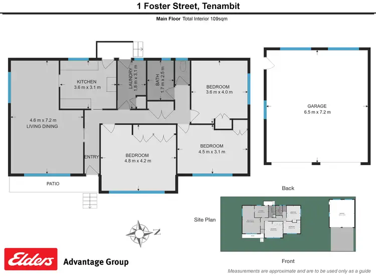 Floorplan of Homely house listing, 1 Foster Street, Tenambit NSW 2323