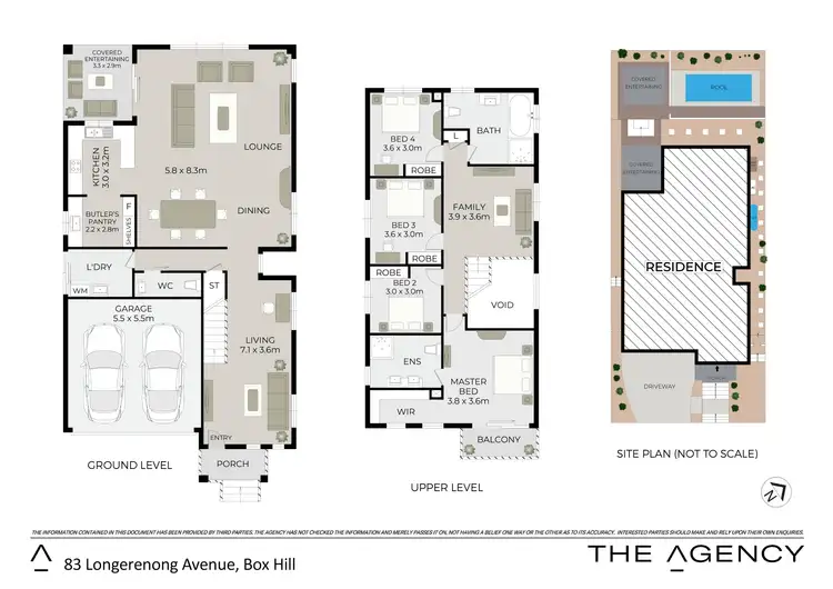 Floorplan of Homely house listing, 83 Longerenong Avenue, Box Hill NSW 2765