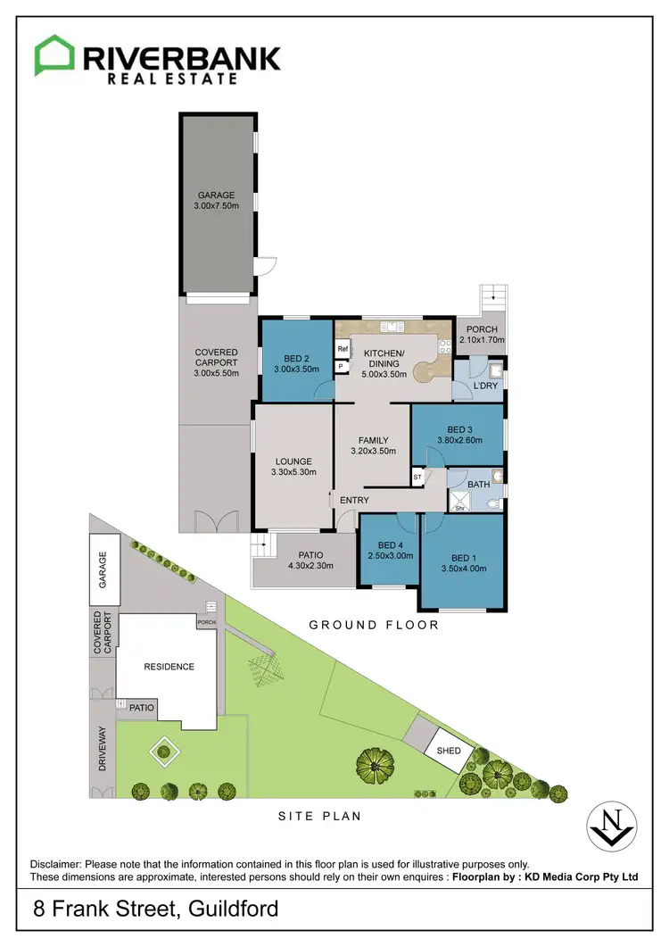 Floorplan of Homely house listing, 8 Frank Street, Guildford NSW 2161
