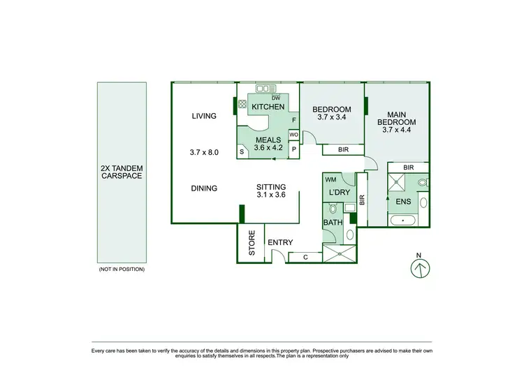 Floorplan of Homely apartment listing, 63/546 Toorak Road, Toorak VIC 3142